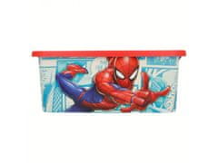 Stor Plastový úložný box Spiderman, 13L, 02625