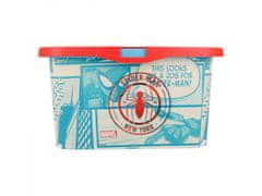 Stor Plastový úložný box Spiderman, 13L, 02625