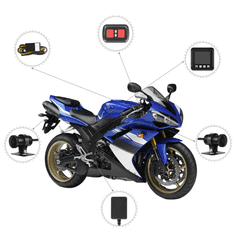 Secutek Dvojna kamera za motorna kolesa B6L