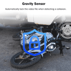 Secutek Dvokanalni sistem kamer za motorno kolo S2DL – Bluetooth, WiFi, GPS
