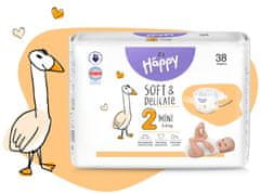 Bella Happy Otroške plenice za enkratno uporabo Mini 3-6 kg 38 kosov