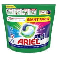 Ariel Detergent Barvne kapsule 72pcs