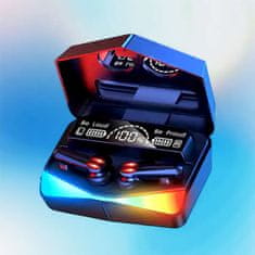 VYZIO® Brezžične slušalke z etuijem za shranjevanje | BASSBUDS