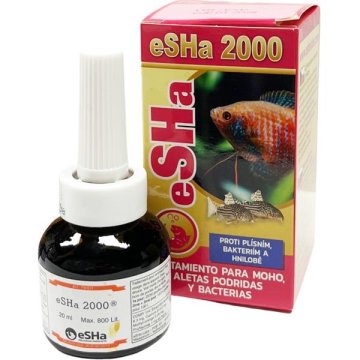 eSHa 2000 - zdravilo za ribe proti glivičnim in bakterijskim simptomom 20 ml