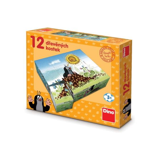 Dino Toys Krtkovo leto - Leseni bloki 12 kosov