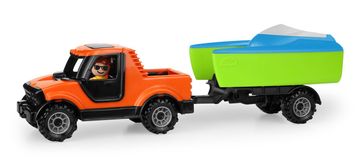 LENA Pickup z vozičkom in čolnom