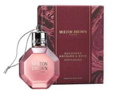 Molton Brown Gel za kopel in prhanje Delicious Rhubarb & Rose Festive Bauble (gel za kopel in prhanje) 75 ml