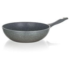 Banquet Ponev WOK 28x7,8cm z neprijemljivo površino GRANITE GREY