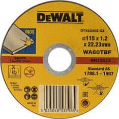 DeWalt PLOŠČA REZALNA 115x1.2x22.23mm DT42240Z