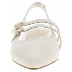 Marco Tozzi Sandali elegantni čevlji krem 38 EU 22940944403