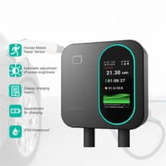 Emc² FL-AN 11 AC 3 fazna 11KW Smart polnilna postaja Type 2 kabel. LCD touch screen, Wi-Fi, BT, free aplikacija