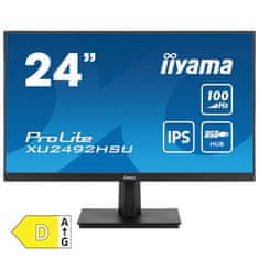 iiyama ProLite XU2492HSU-B6 60,5cm (23,8") FHD IPS 100Hz HDMI/DP zvočniki črn monitor