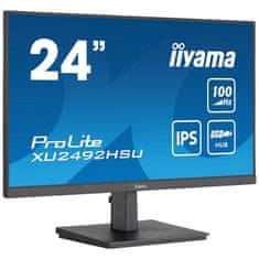 iiyama ProLite XU2492HSU-B6 60,5cm (23,8") FHD IPS 100Hz HDMI/DP zvočniki črn monitor