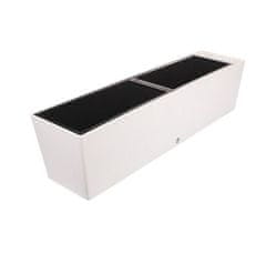 Plastkon Supreme samooskrbni sadilnik bele barve 50 cm
