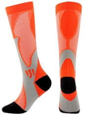Merco Multipack 2ks Kompresijske nogavice Racer oranžne M
