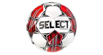 SELECT Nogometna žoga FB Diamond belo-rdeča št. 5