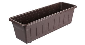 Plastkon Multipack 8ks Cvetlično korito, rjave barve 80 cm