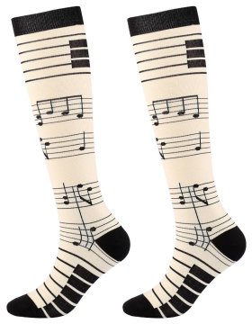 Merco Multipack 2ks Music Score ženske kompresijske nogavice L