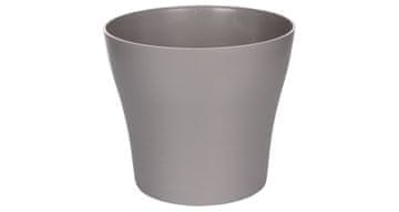 Plastkon Multipack 4ks Tulipan Mat lonček siva 24 cm