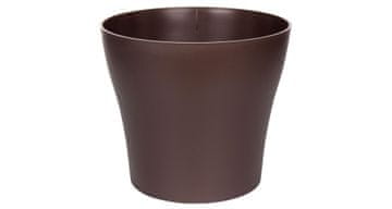 Plastkon Multipack 4ks Tulipan Mat lonček rjave barve 24 cm