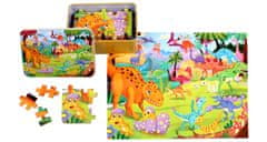 Merco Multipack 2 pakiranja dinozavrov puzzle 100 kosov