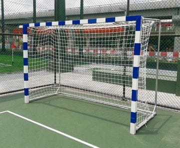 Profesionalna 4 mm mreža za rokomet bela 1 kos