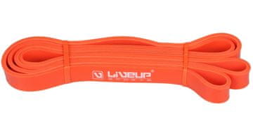 LiveUp Aerobna guma za fitnes 208 x 0,45 cm oranžna, L