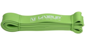 LiveUp Elastika za aerobni fitnes 208 x 0,45 cm zelena, M