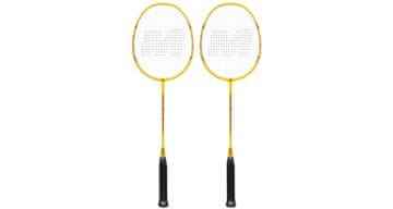 Merco Komplet loparjev za badminton Exel rumene barve