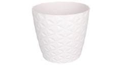 Plastkon Multipack 2ks Okrasni lonec Crystal Mat bele barve 30 cm