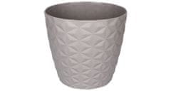 Plastkon Multipack 2ks Okrasni lonec Crystal Mat sive barve 30 cm