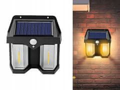 Verkgroup Solarna LED stenska svetilka s senzorjem gibanja 1200lm