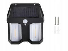 Verkgroup Solarna LED stenska svetilka s senzorjem gibanja 1200lm