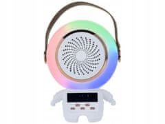 Verkgroup Brezžični Bluetooth 5.3 LCD karaoke zvočnik 2x mikrofon LED RGB FM