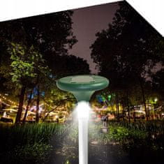 GOTEL Set 2x solarni aku. 600mAh LED odganjalec voluharjev miši in krtov do 1000m2