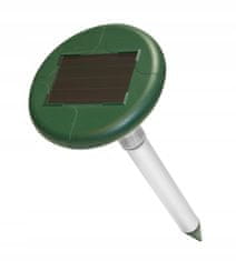 GOTEL Set 2x solarni aku. 600mAh LED odganjalec voluharjev miši in krtov do 1000m2