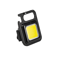 Well Svetilka-obesek za ključe Shine, COB 300lm, IPX4, USB-C, kavelj, odpirač