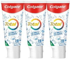Colgate Otroška zobna pasta Total Junior Trio 3 x 50 ml