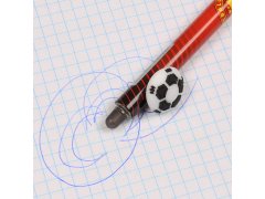 Manchester United Manchester United Izbrisljivo pisalo z radirko, avtomatsko gelsko pisalo, modro črnilo, izbrisljivo, šolsko 0,5 mm 