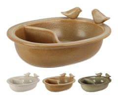 Krmilnica za ptice, kad za ptice 20,6x15,8x7,8cm porcelan