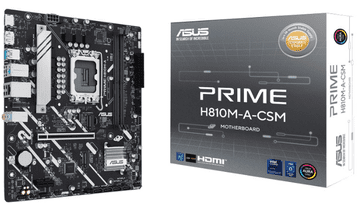 ASUS Prime H810M-A-CSM osnovna plošča, DDR5, mATX (90MB1KK0-M0EAYC)
