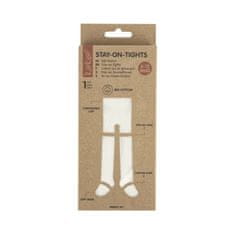 KipKep otroške nogavice Stay-on-Tights 6-12m Off White