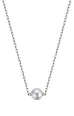 Brosway Srebrna ogrlica z umetnim biserom Infinite White Fancy FIW135