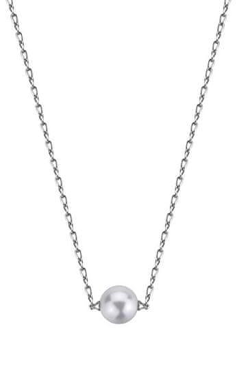 Brosway Srebrna ogrlica z umetnim biserom Infinite White Fancy FIW135