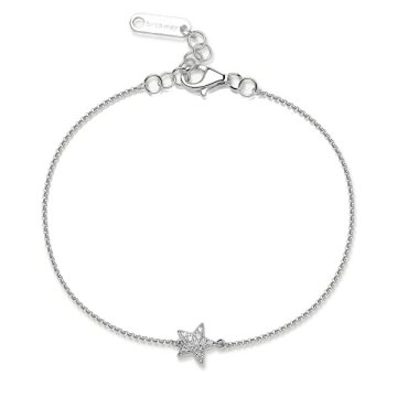 Brosway Srebrna zapestnica Star Infinite White Fancy FIW141