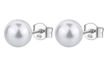Brosway Srebrni uhani z umetnim biserom Infinite White Fancy FIW143