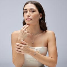 Brosway Bleščeč srebrn obesek z umetnim biserom Fancy Infinite White FIW133