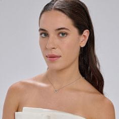 Brosway Srebrna ženska ogrlica Heart Infinite White Fancy FIW131