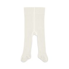 KipKep otroške nogavice Stay-on-Tights NEWBORN Off White