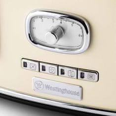 Westinghouse Retro White 4 Slice opekač kruha